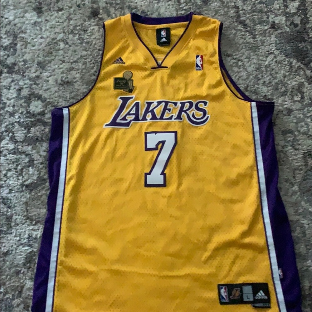 {Adidas} Lamar Odom Lakers jersey